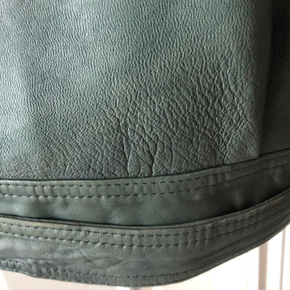 Leather Bomber Jacket - Picture 4 of 11